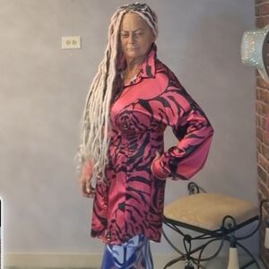 AKIRA HIDDEN TIGER Patterned Top